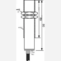 سنسور نوری یکطرفه تبریز پژوه  کد DF18-P-CP-320-O