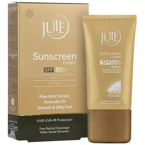 کرم ضد آفتاب رنگی SPF50 مناسب پوست چرب ژوت 40ml (بژ طبیعی)