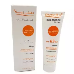 کرم ضد آفتاب دکتر ژیلا SPF63 بی رنگ حجم 50 میلی