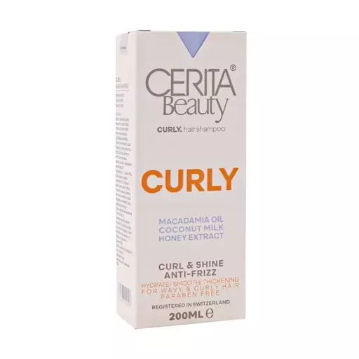 شامپو مناسب موی فر Curly Shampoo سریتا بیوتی 200 میلی لیتر