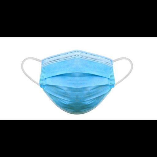 ماسک پزشکی و بیمارستانی سه لایه نانو بلون دار با کیفیت بالا رنگ آبی هاج و واج haj_va_vaj 