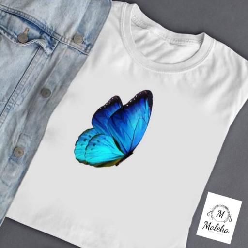تیشرت پروانه آبی