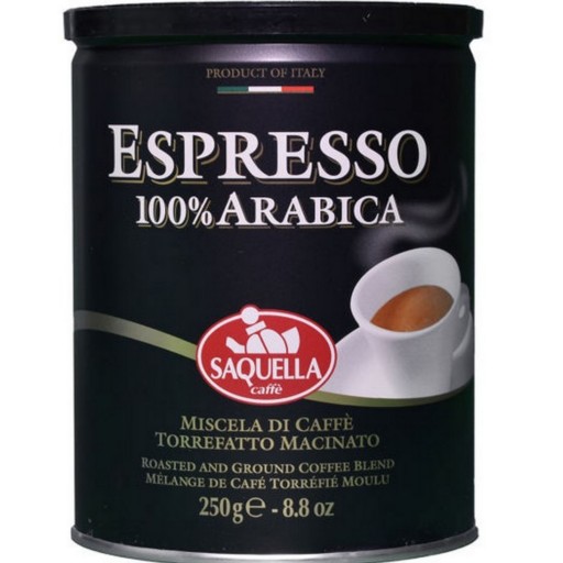 قهوه اسپرسو عربیکا Saquella ساکلا 250 گرمی