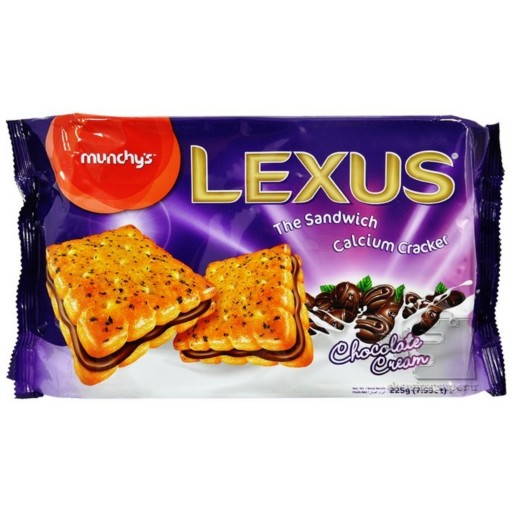 بیسکویت کراکر لکسوس LEXUS با کرم شکلات 12 عددی