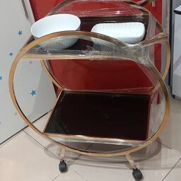 میز  چرخ دار (ترولی) در طرح و رنگ های مختلف برای منزل و محل کار کیفیت آبکاری فورتیک 