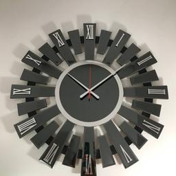 ساعت دیواری اینه ای مدل خورشیدی 