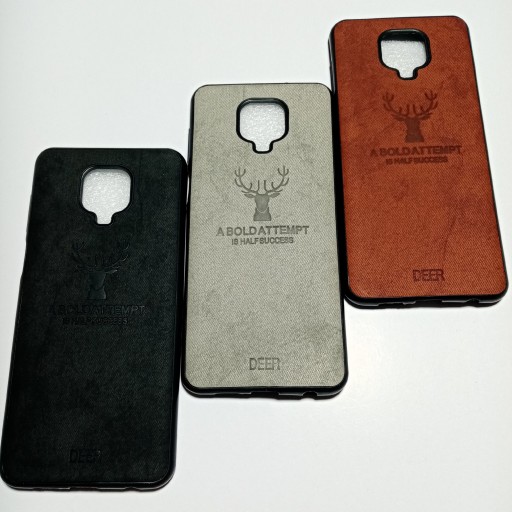 کاور چرمی گوزنی deer case مناسب برای گوشی موبایل شیائومی note9s/note9pro