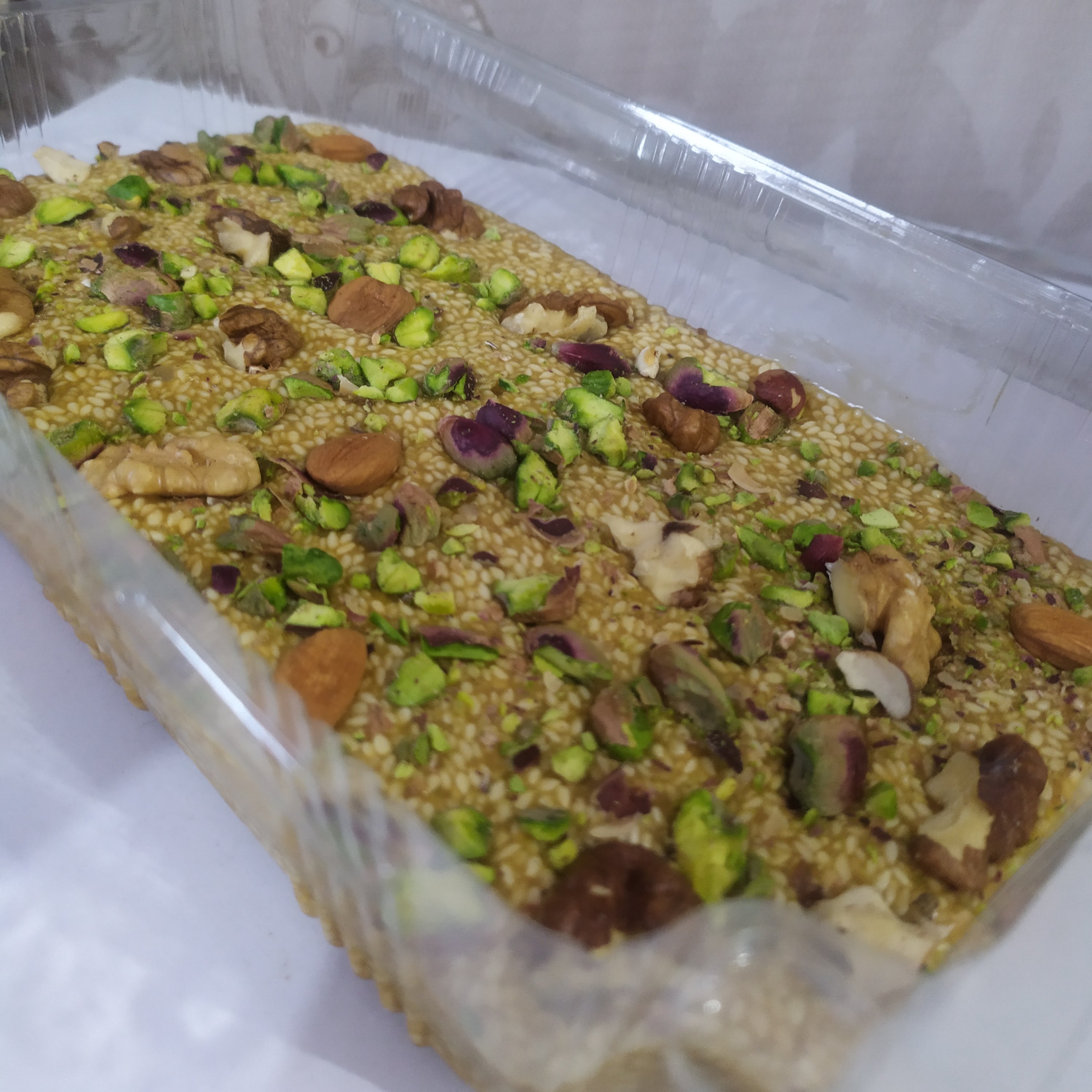 معجون عسلی و مخلوط چهار مغز تقویتی ارگانیک