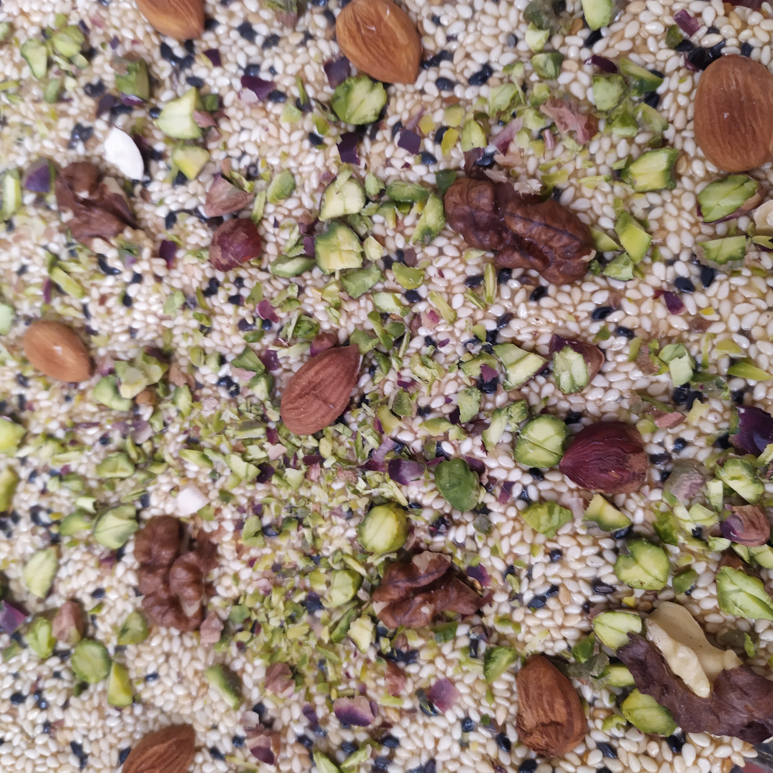 معجون عسلی و مخلوط چهار مغز تقویتی ارگانیک