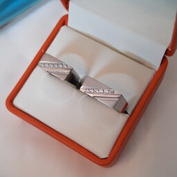 حلقه ست ازدواج ( قیمت یک  حلقه ذکر  شده) با جنس استیل واقعی با عیار 316 رنگ صددرصد ثابت  از شانی گالری 