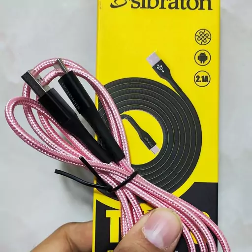  کابل شارژ تایپ سی سیبراتون 120 سانتی مدل  Sibraton S250C