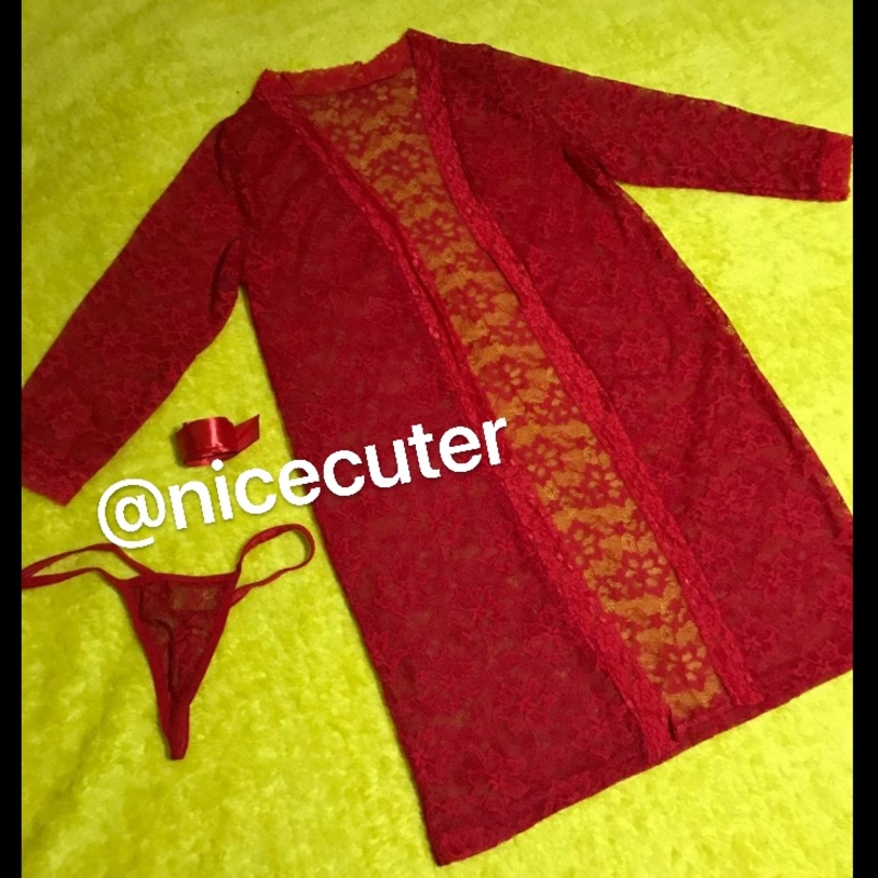 لباس خواب جذاب کشی در دو رنگ جذاب مشکی و قرمز