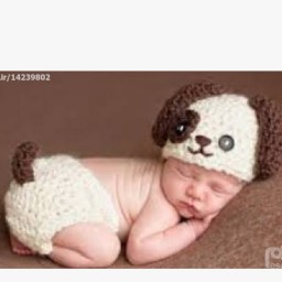 ست اتلیه بافتنی طرح گوسفند لباس اتلیه نوزادی بافت