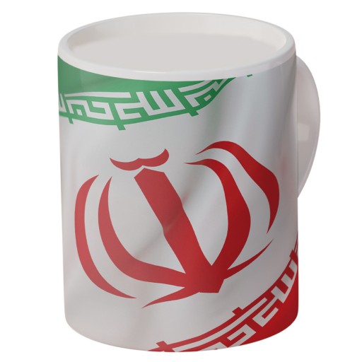 ماگ افرا توس طرح پرچم کشور عزیزمان ایران