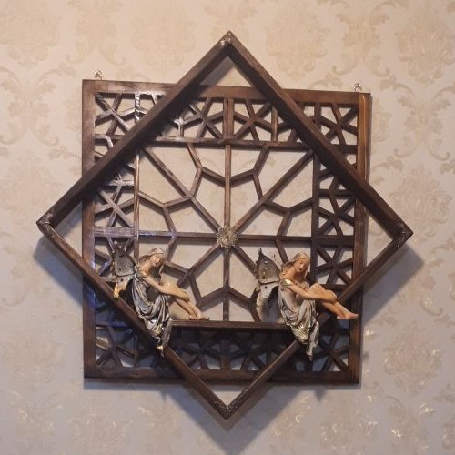 شلف گره چینی چوبی شمسه