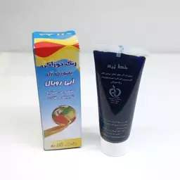 رنگ ژله ای خوراکی آبی تیره 30 گرمی برند خط زرد 