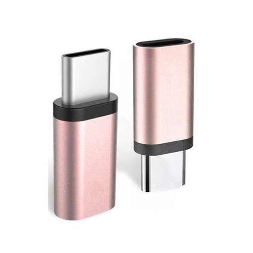 مبدل Micro USB به Type-C فلزی بسته 1 عددی
