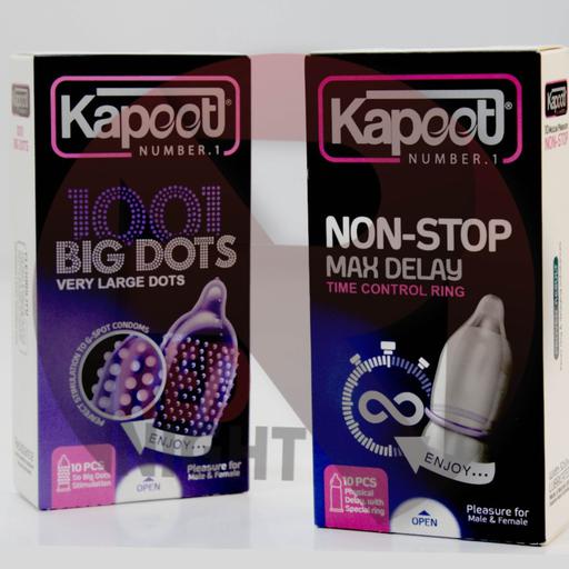 کاندوم کاپوت مدل BIG DOTSوNON-STOP