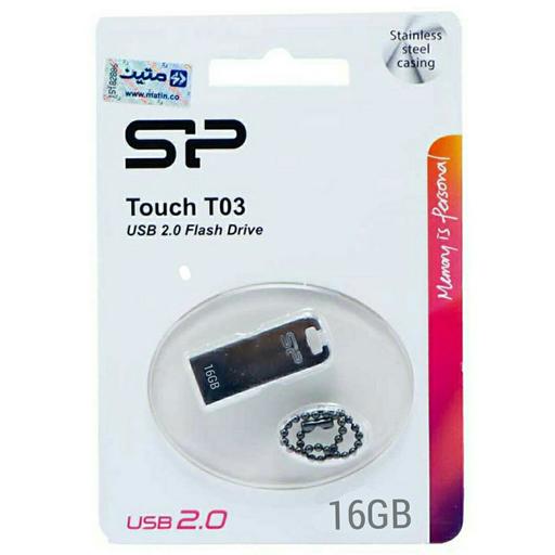 فلش مموری سیلیکون پاور USB 2.0 مدل Touch T03 ظرفیت 16 گیگابایت
