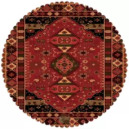 رومیزی مخمل رنس مدل T2-42455 سایز 90x95 سانتی متر 