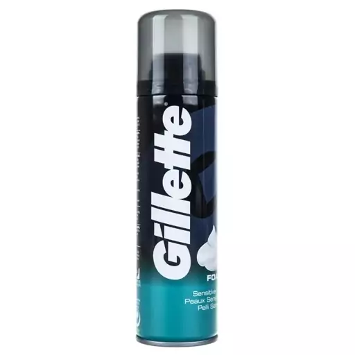 فوم اصلاح ژیلت (Gillette) سری Sensitive 200 میل