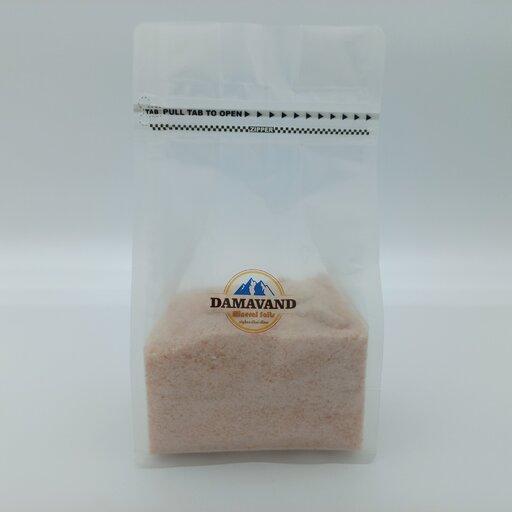 نمک صورتی بندی پودری صادراتی دماوند بسته 500 گرمی مناسب دیابت یا قند خون و کم کاری تیروئید و پیشگیری و مصارف روزانه