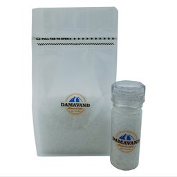 دل نمک دانه گرانوله دماوند بسته 2 عددی (1000 گرم زیپ کیپ و 150 گرم نمکساب) مناسب پر کاری تیروئید پیشگیری و مصارف روزانه
