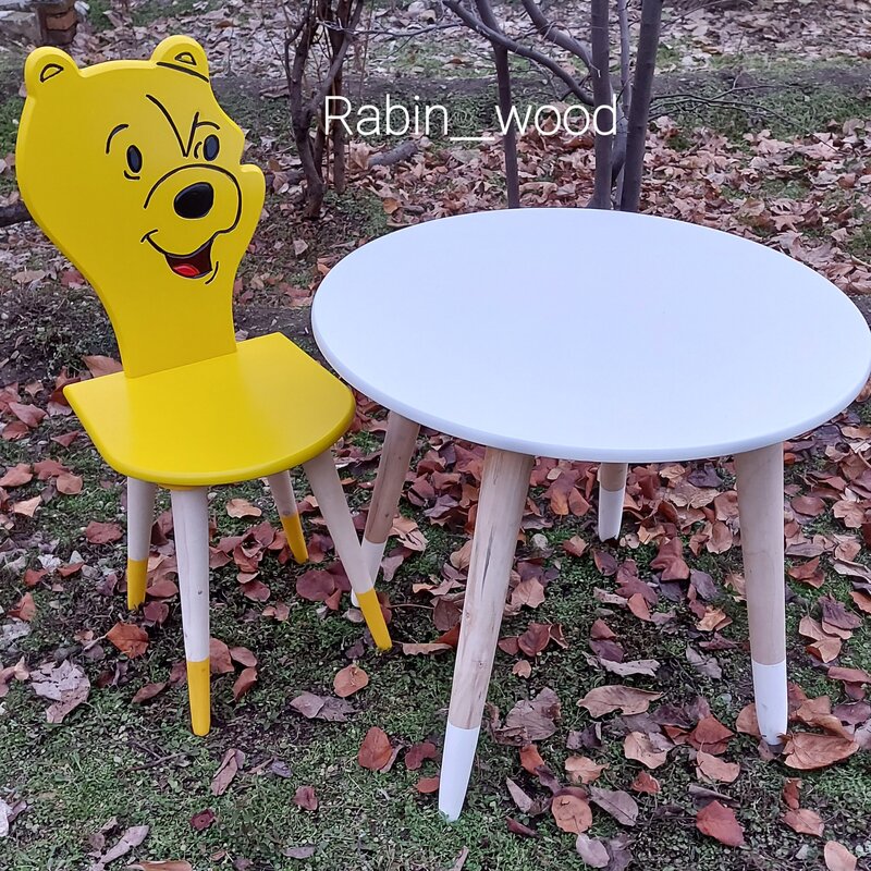 میز و صندلی کودک مدل پو