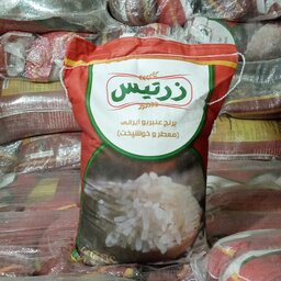 برنج عنبر بو محلی امساله معطر درجه یک خوش پخت  زرتیس خوزستان (تضمین کیفیت ) ( 10 کیلویی)