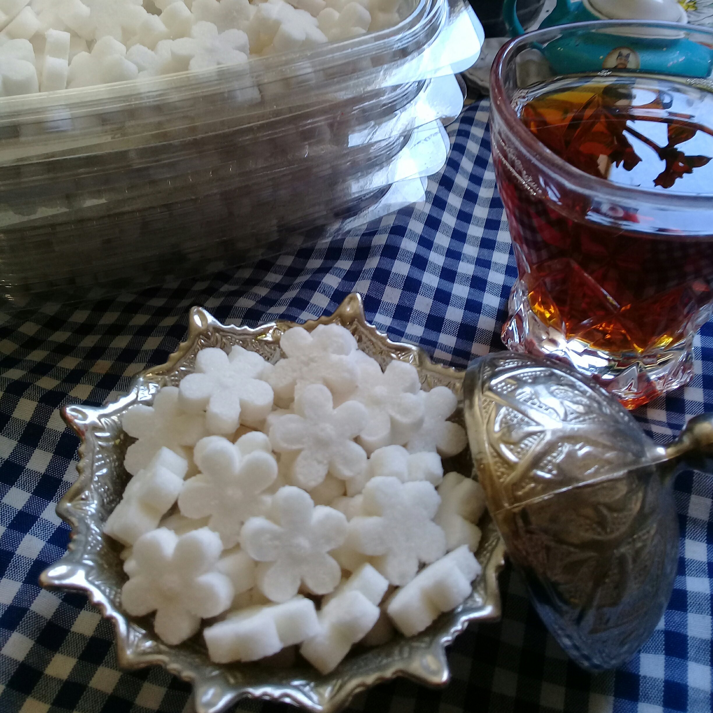 قندنارگیلی(طرح گل پنج پر)