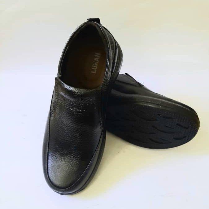 کفش طبی مردانه لوکان موجود از سایز 40 تا 45 در رنگ مشکی