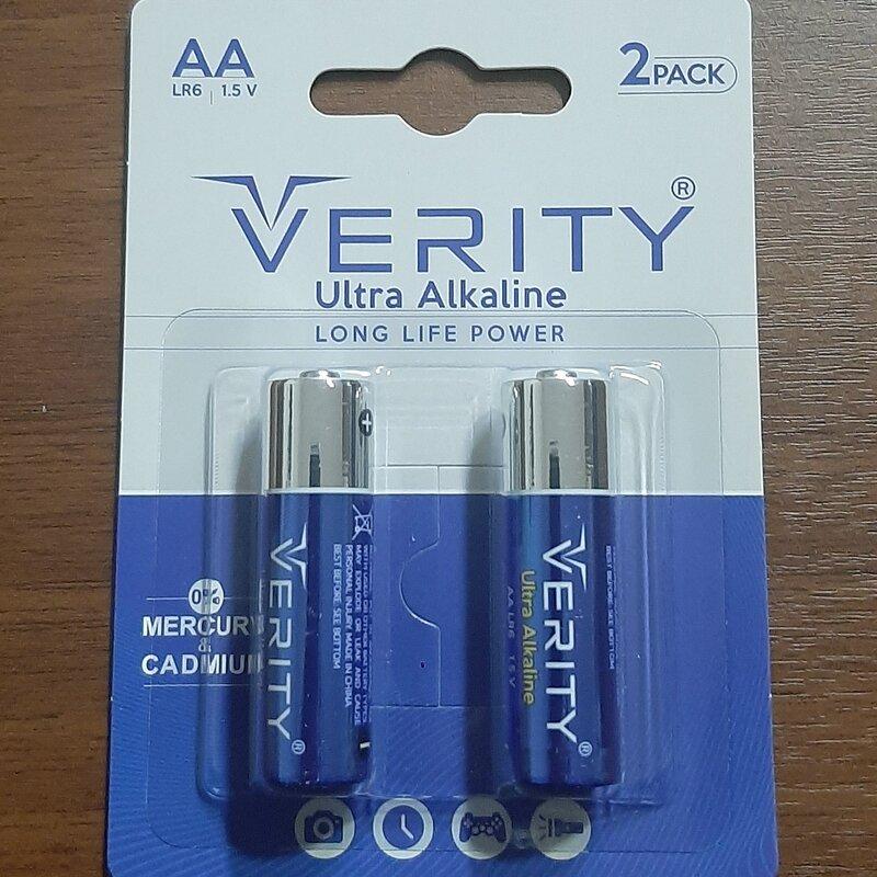باتری قلمی جفت الترا آلکالین  وریتی Ultra Alkaline VERITY