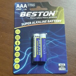 باتری نیم قلمی جفت  سوپر آلکالین بستون  super alkaline