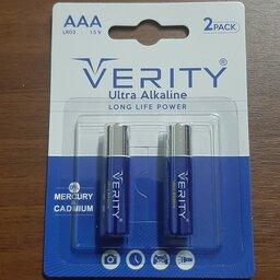 باتری نیم قلمی الترا آلکالین  وریتی Ultra Alkaline VERITY