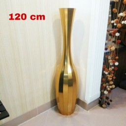گلدان چوبی سایز 120سانت طلایی 