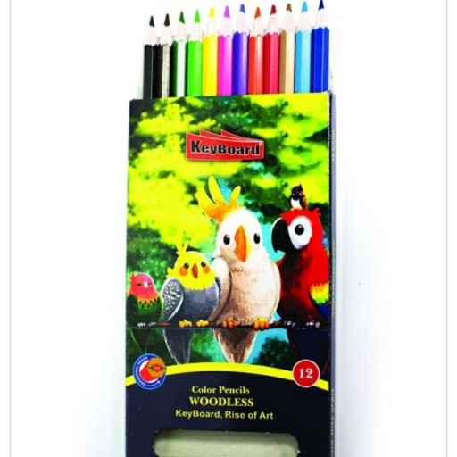 مداد رنگی 12 رنگ کیبورد
