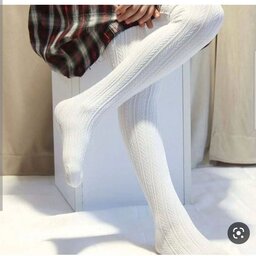 جوراب شلواری دخترانه طرح گل گندم سایز S,M