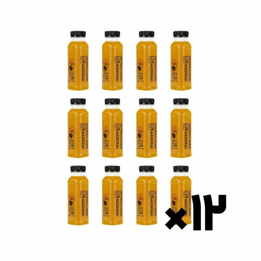 پک 12 عددی نوشیدنی لیموناد زعفرانی بدون گاز و مواد نگهدارنده سان ویت