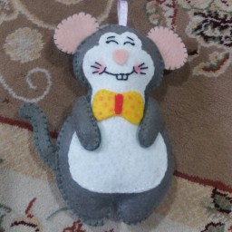 عروسک نمدی موش