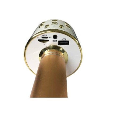 میکروفون اسپیکر بلوتوثی اصلی باتری بزرگ طلایی رنگ
