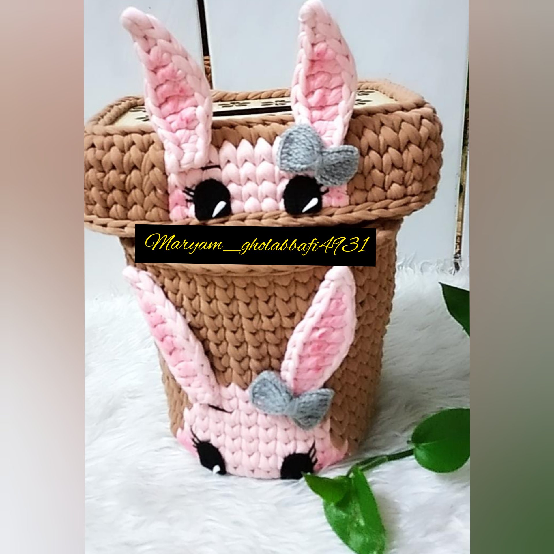 ست سطل و جادستمال کاغذی کودک