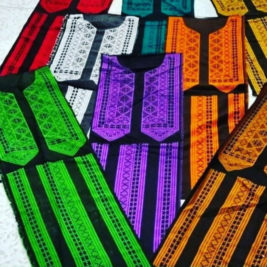 پنل 5 تیکه سنتی پارچه ای بلوچی دوزی سنتی یراق اعلا