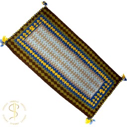 گلیم دستبافت پشمی طرح سنتی ابعاد 28در59 برند امبراز در دسترس