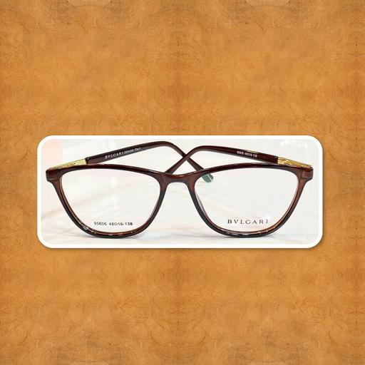 فریم عینک طبی زنانه کائوچویی tr90 سبک ژله ایی مارک بولگاری بسیار سبک و باکیفیت دارای تنوع رنگ در عینک کاسپین بوشهر