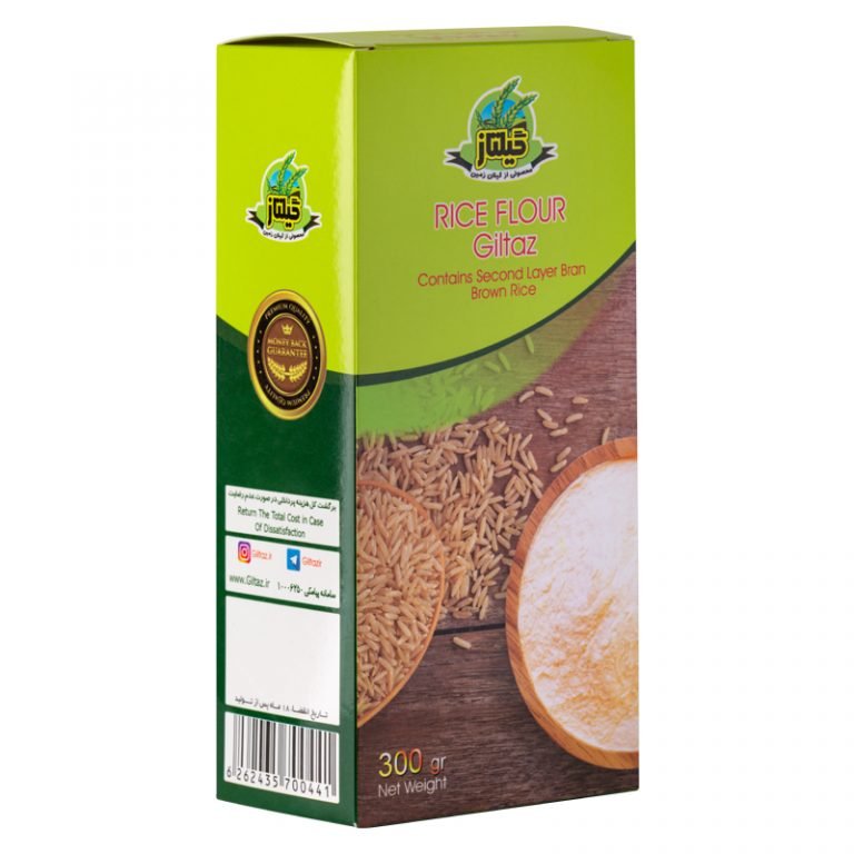ارد برنج 300 گرمی حاوی سبوس گیلتاز (پس کرایه)