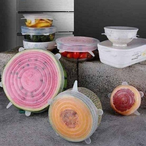 درپوش سیلیکونی ظروف 6 تکه