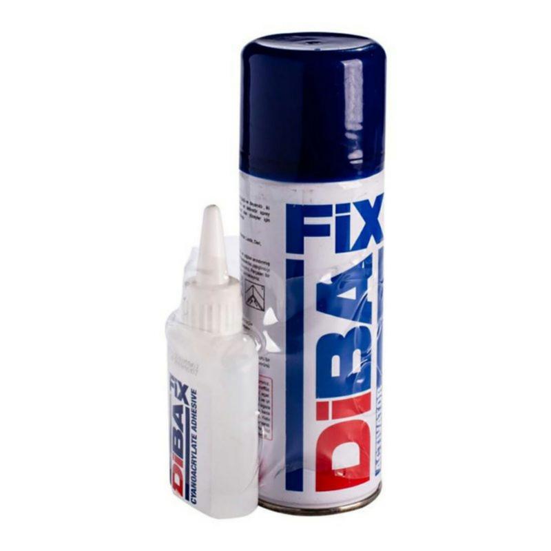 چسب 123 مدل دیبا فیکس DIBA FIX حجم 400 میلی لیتر ظرف چسب مایع شفاف و نرم