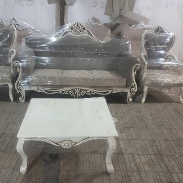 مبل تمام چوب طرح خورشیدی