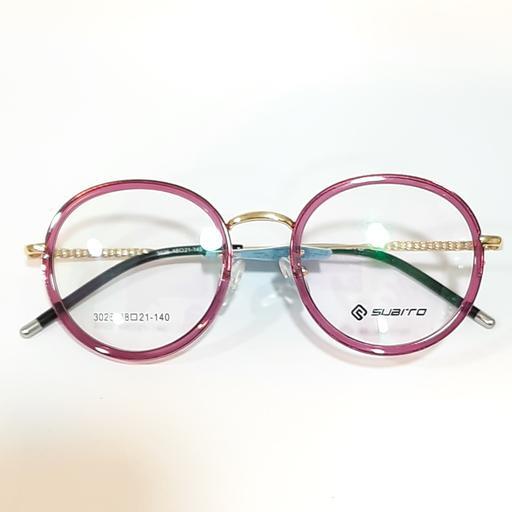 عینک طبی زنانه کایوچویی و فلزی با قابلیت ساخت انواع عدسی طبی نمره دار