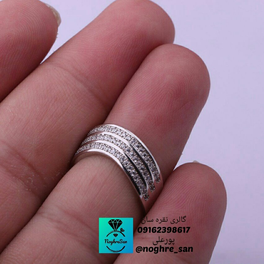 انگشترحلقه نقره زنانه